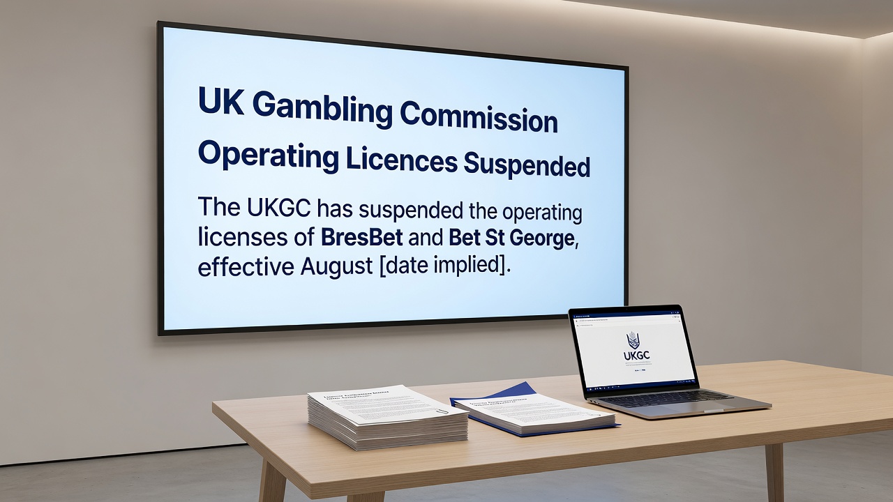 Seized illegal betting terminals and evidence from a gambling enforcement raid